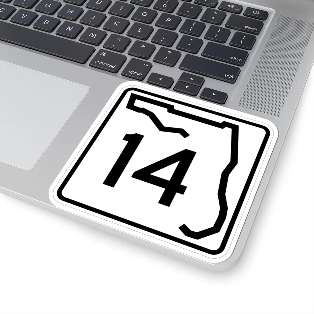 Florida 14 (Florida) (Road Sign) STICKER Vinyl Kiss-Cut Decal - The Sticker Space