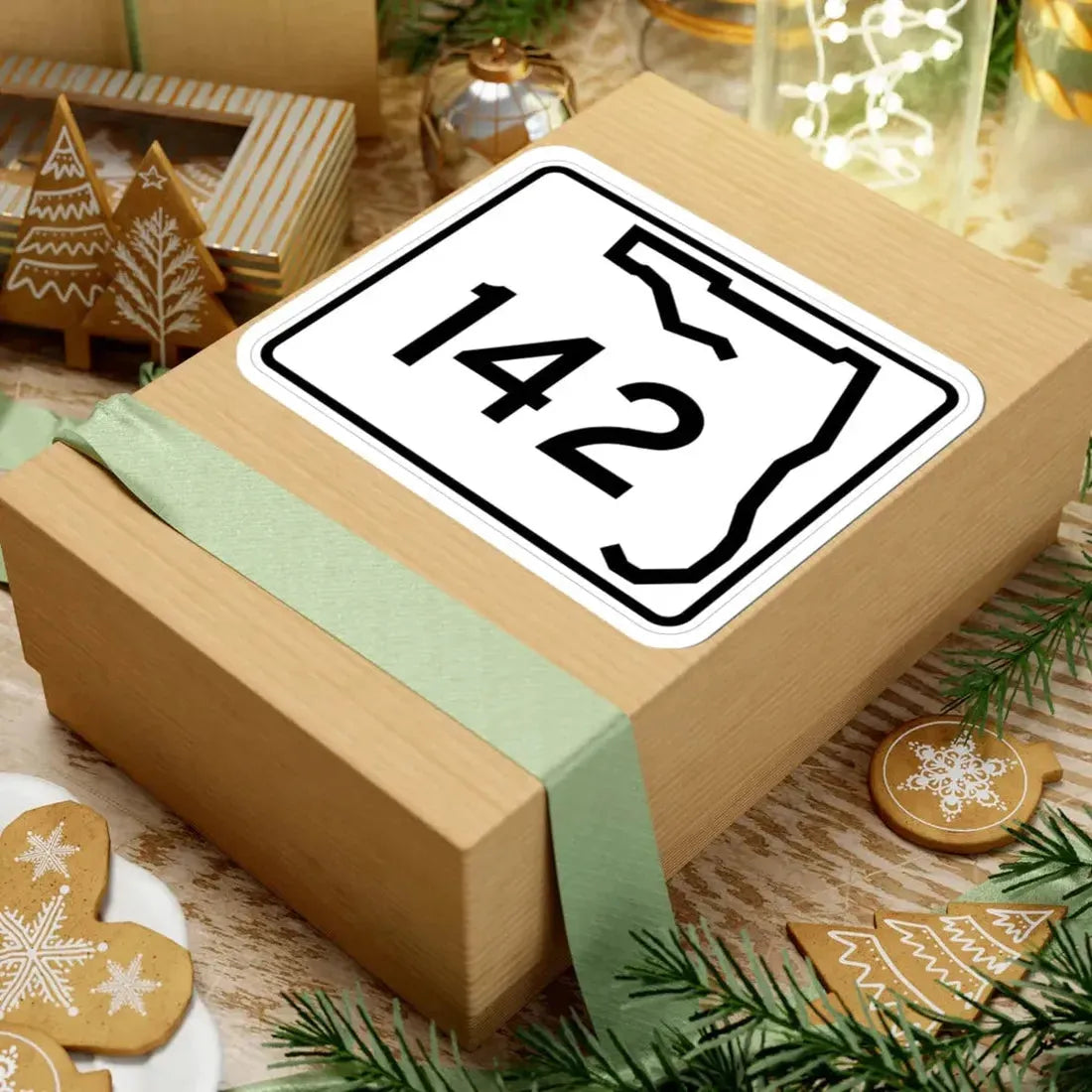 Florida 142 (Florida) (Road Sign) STICKER Vinyl Kiss-Cut Decal - The Sticker Space