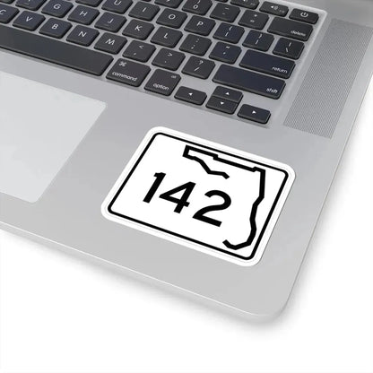 Florida 142 (Florida) (Road Sign) STICKER Vinyl Kiss-Cut Decal - The Sticker Space