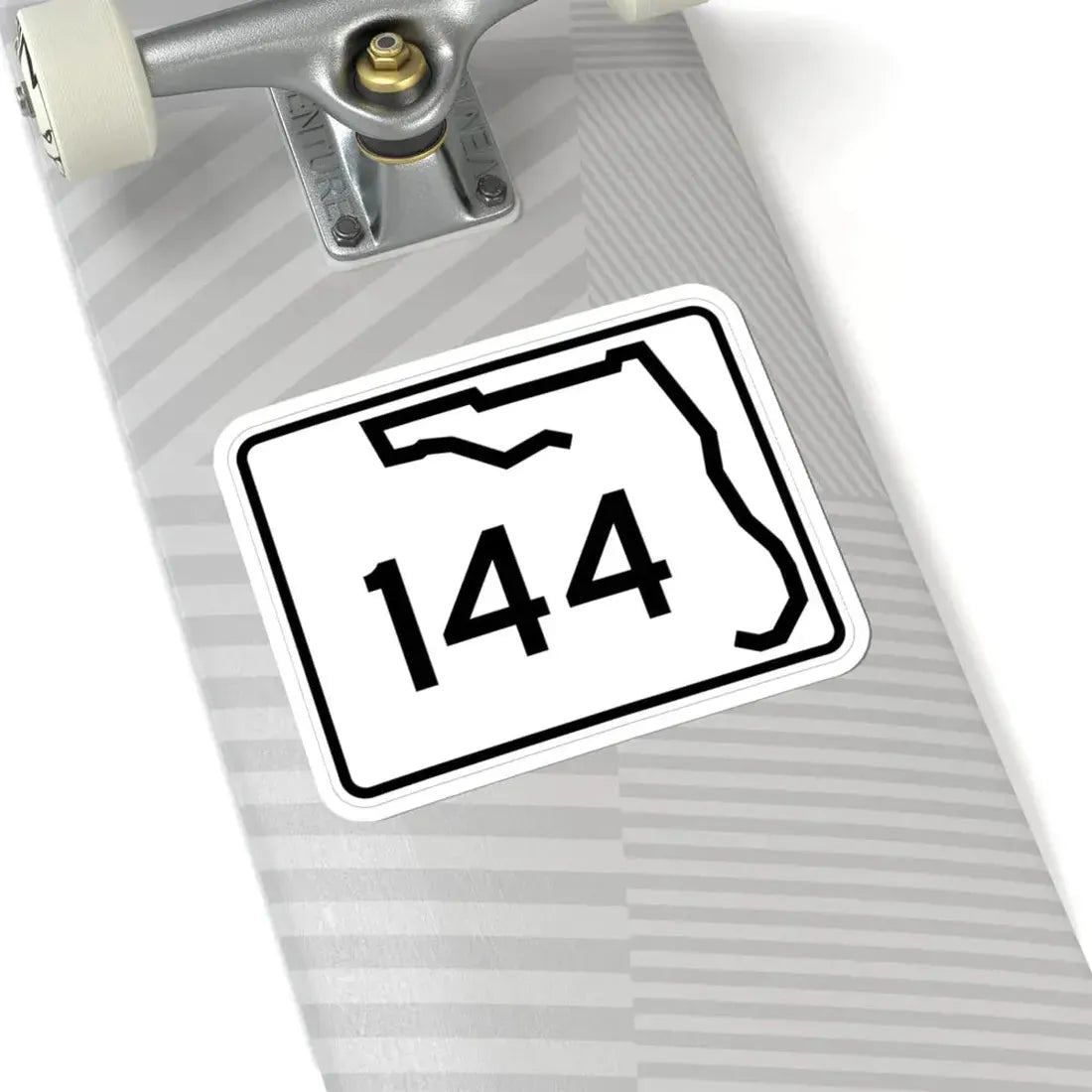 Florida 144 (Florida) (Road Sign) STICKER Vinyl Kiss-Cut Decal - The Sticker Space