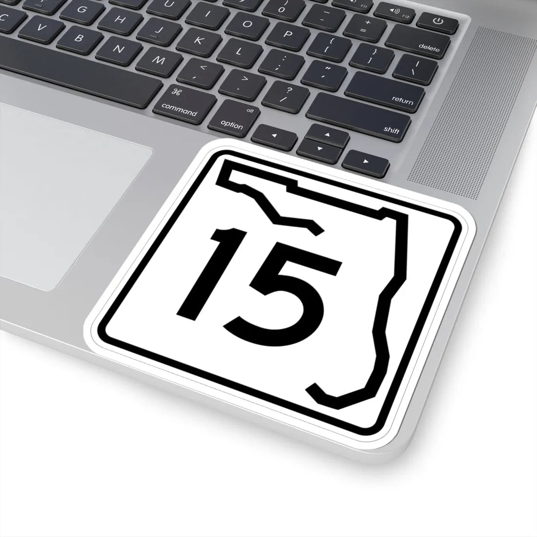 Florida 15 (Florida) (Road Sign) STICKER Vinyl Kiss-Cut Decal - The Sticker Space