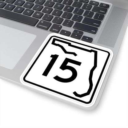 Florida 15 (Florida) (Road Sign) STICKER Vinyl Kiss-Cut Decal - The Sticker Space