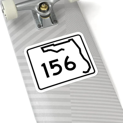 Florida 156 (Florida) (Road Sign) STICKER Vinyl Kiss-Cut Decal - The Sticker Space