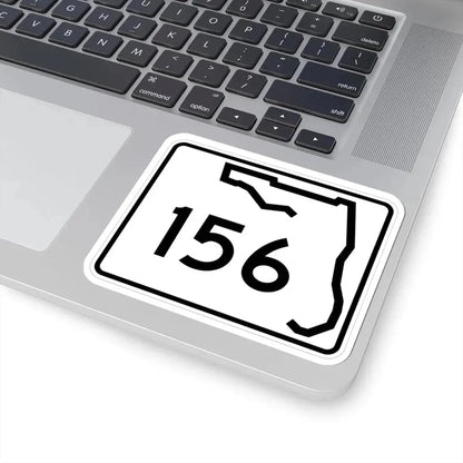 Florida 156 (Florida) (Road Sign) STICKER Vinyl Kiss-Cut Decal - The Sticker Space
