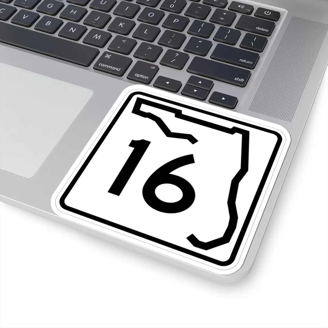 Florida 16 (Florida) (Road Sign) STICKER Vinyl Kiss-Cut Decal - The Sticker Space