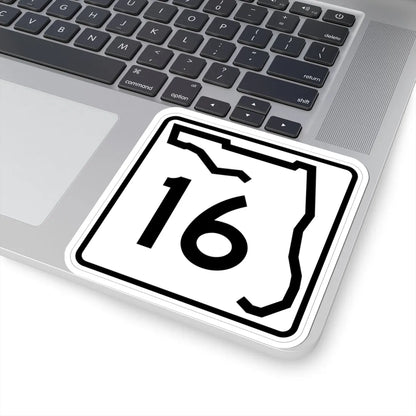 Florida 16 (Florida) (Road Sign) STICKER Vinyl Kiss-Cut Decal - The Sticker Space