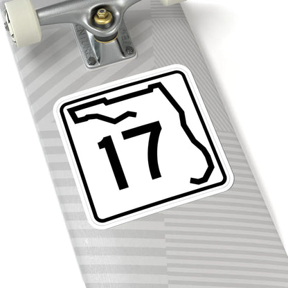 Florida 17 (Florida) (Road Sign) STICKER Vinyl Kiss-Cut Decal - The Sticker Space