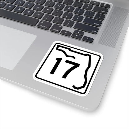 Florida 17 (Florida) (Road Sign) STICKER Vinyl Kiss-Cut Decal - The Sticker Space