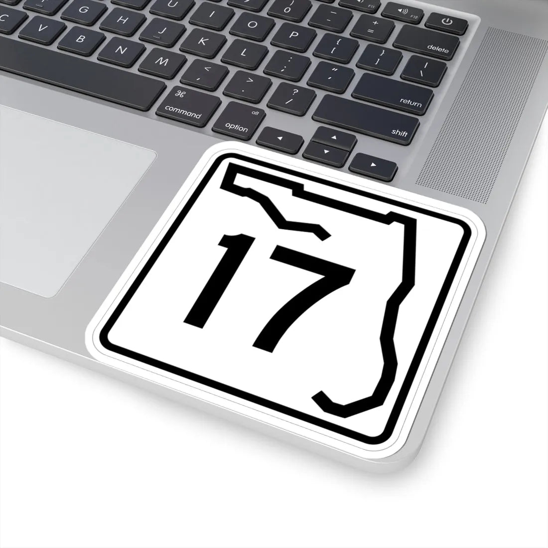 Florida 17 (Florida) (Road Sign) STICKER Vinyl Kiss-Cut Decal - The Sticker Space