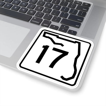 Florida 17 (Florida) (Road Sign) STICKER Vinyl Kiss-Cut Decal - The Sticker Space