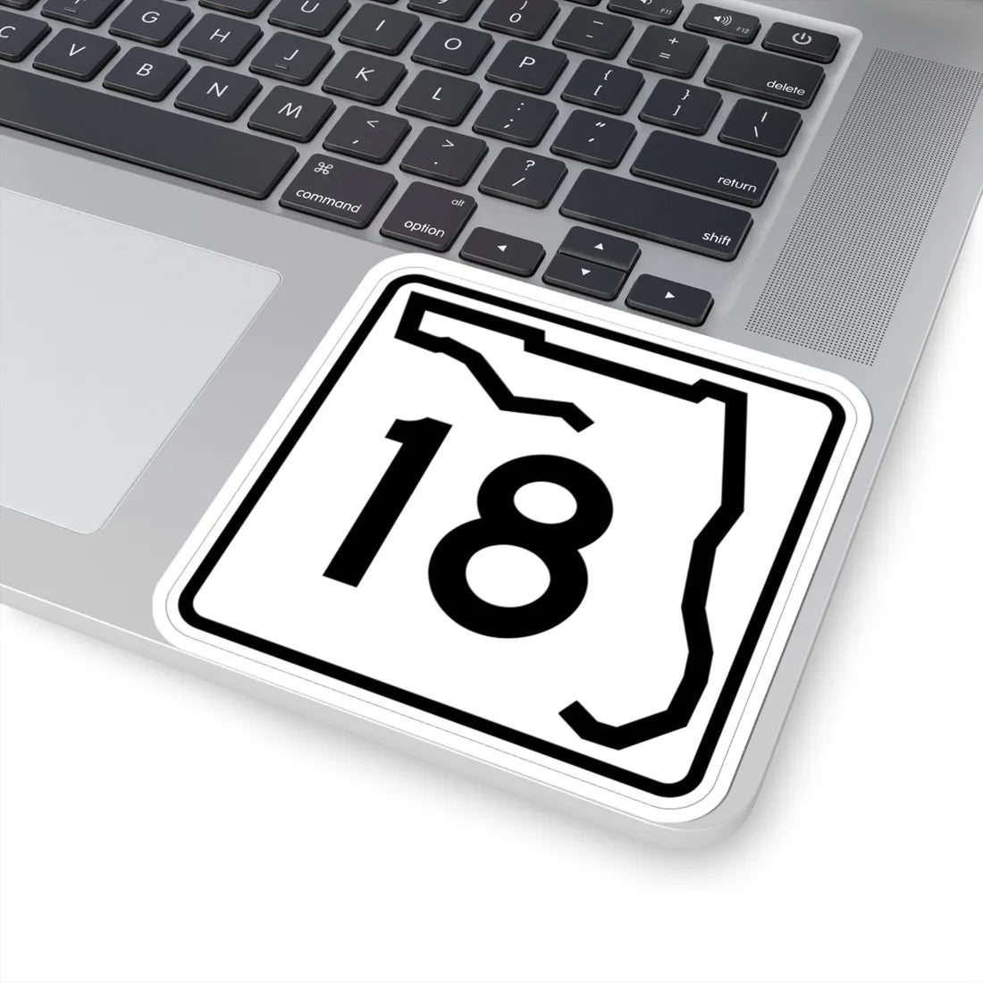 Florida 18 (Florida) (Road Sign) STICKER Vinyl Kiss-Cut Decal - The Sticker Space