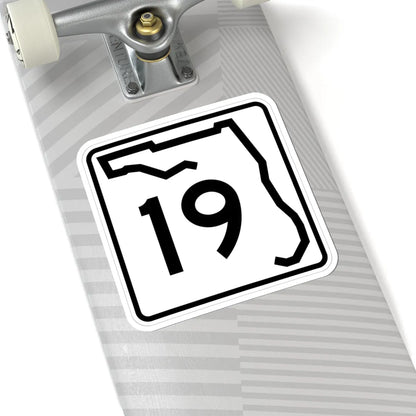 Florida 19 (Florida) (Road Sign) STICKER Vinyl Kiss-Cut Decal - The Sticker Space