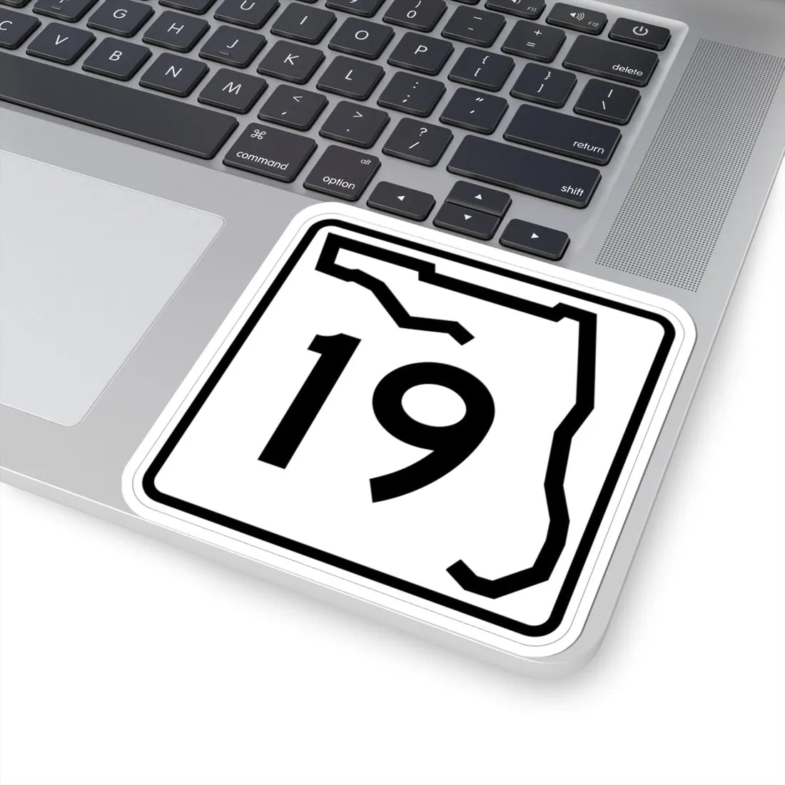 Florida 19 (Florida) (Road Sign) STICKER Vinyl Kiss-Cut Decal - The Sticker Space
