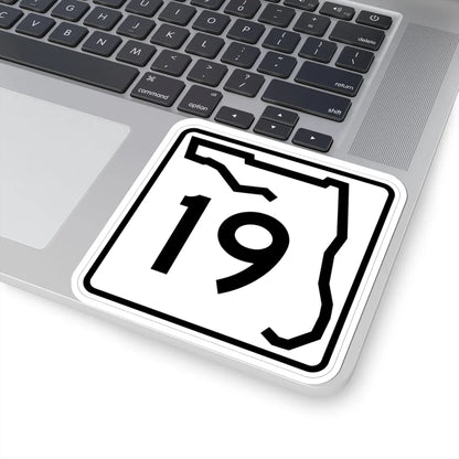 Florida 19 (Florida) (Road Sign) STICKER Vinyl Kiss-Cut Decal - The Sticker Space