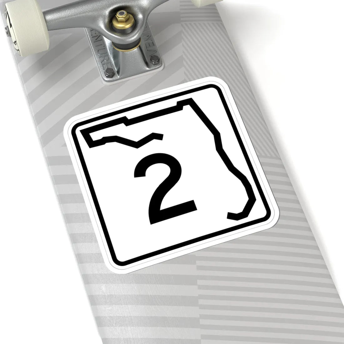 Florida 2 (Florida) (Road Sign) STICKER Vinyl Kiss-Cut Decal - The Sticker Space
