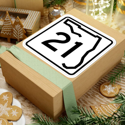 Florida 21 (Florida) (Road Sign) STICKER Vinyl Kiss-Cut Decal - The Sticker Space