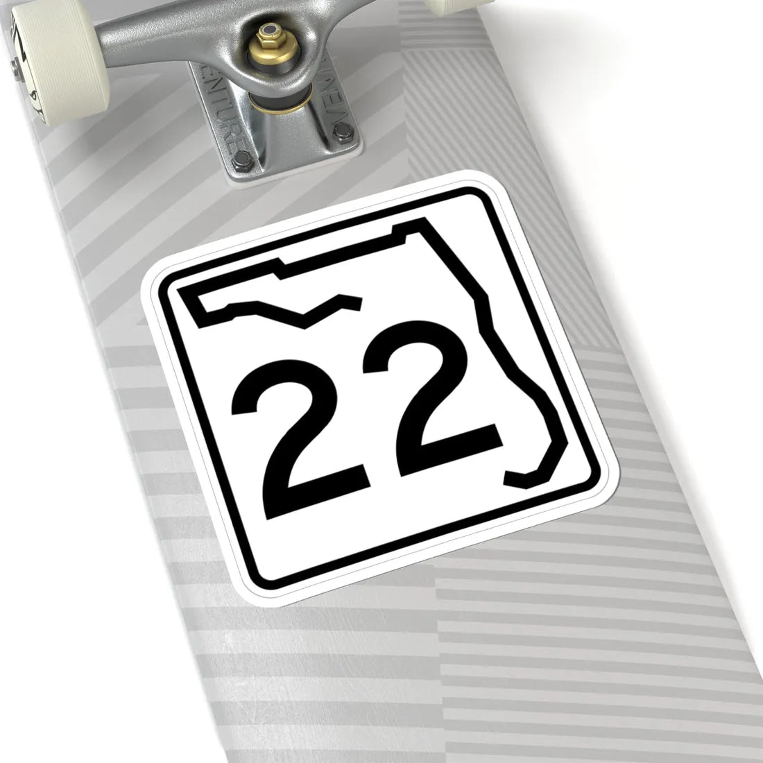 Florida 22 (Florida) (Road Sign) STICKER Vinyl Kiss-Cut Decal - The Sticker Space