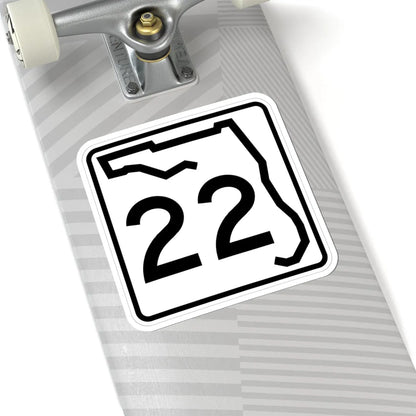 Florida 22 (Florida) (Road Sign) STICKER Vinyl Kiss-Cut Decal - The Sticker Space