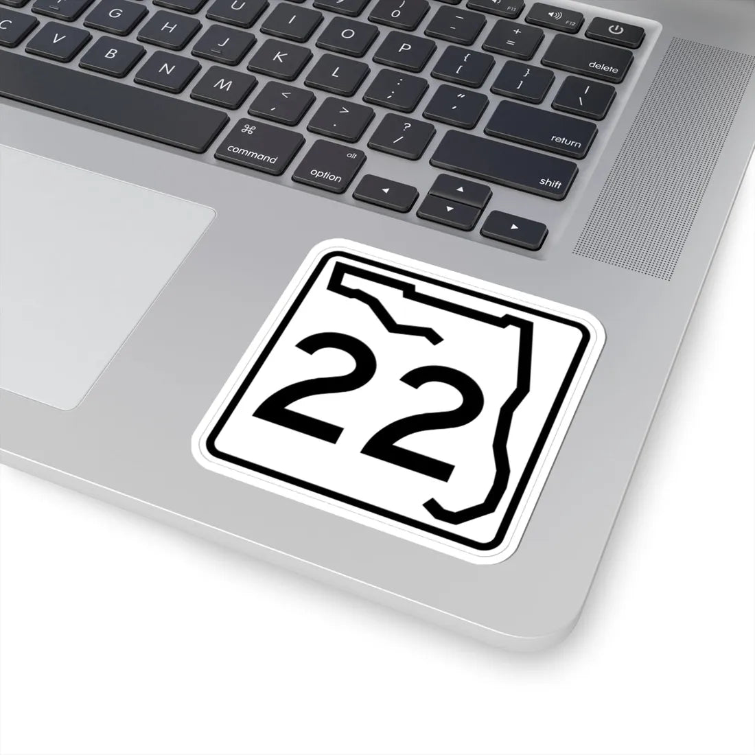 Florida 22 (Florida) (Road Sign) STICKER Vinyl Kiss-Cut Decal - The Sticker Space