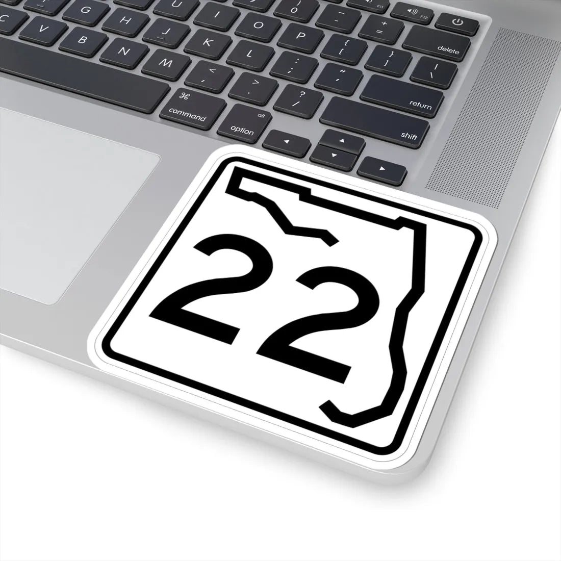 Florida 22 (Florida) (Road Sign) STICKER Vinyl Kiss-Cut Decal - The Sticker Space