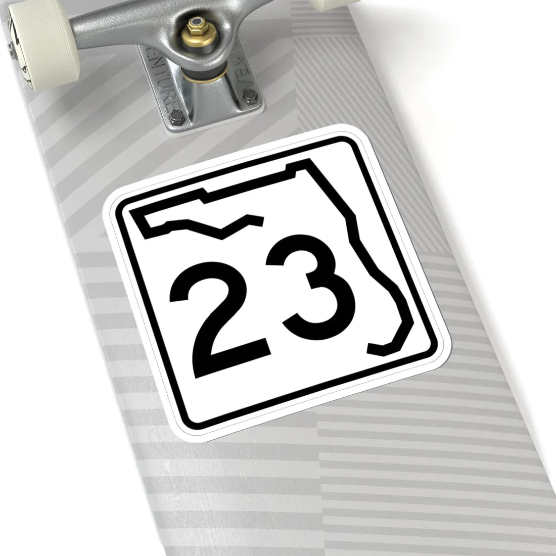 Florida 23 (Florida) (Road Sign) STICKER Vinyl Kiss-Cut Decal - The Sticker Space
