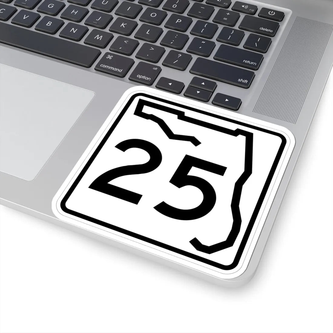 Florida 25 (Florida) (Road Sign) STICKER Vinyl Kiss-Cut Decal - The Sticker Space