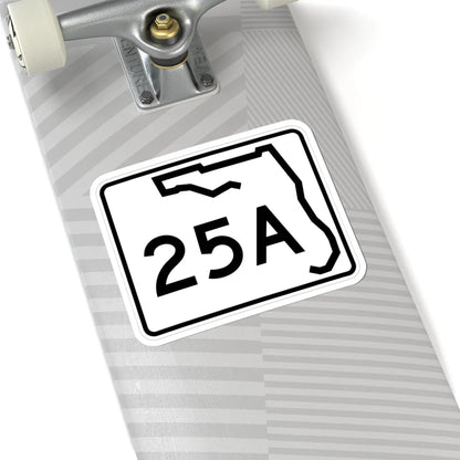 Florida 25A (Florida) (Road Sign) STICKER Vinyl Kiss-Cut Decal - The Sticker Space