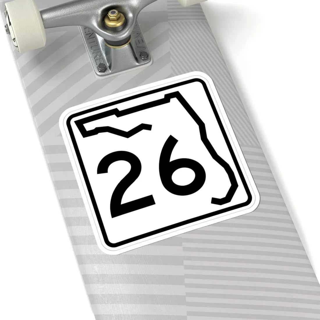 Florida 26 (Florida) (Road Sign) STICKER Vinyl Kiss-Cut Decal - The Sticker Space