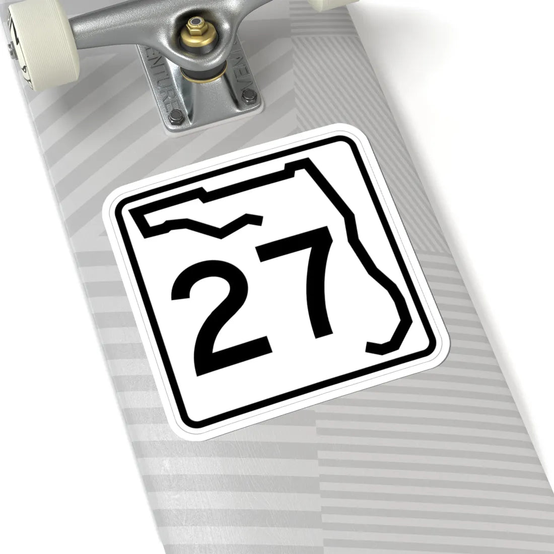 Florida 27 (Florida) (Road Sign) STICKER Vinyl Kiss-Cut Decal - The Sticker Space