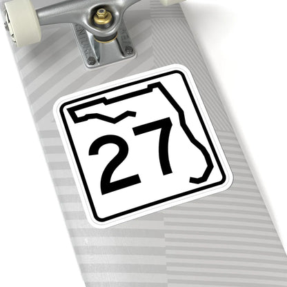 Florida 27 (Florida) (Road Sign) STICKER Vinyl Kiss-Cut Decal - The Sticker Space