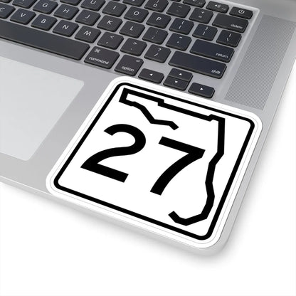 Florida 27 (Florida) (Road Sign) STICKER Vinyl Kiss-Cut Decal - The Sticker Space