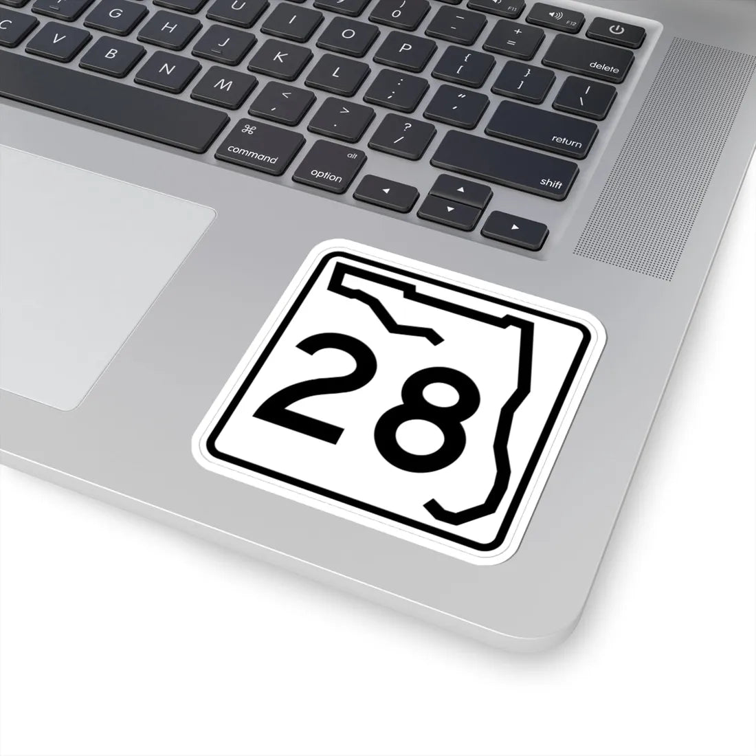 Florida 28 (Florida) (Road Sign) STICKER Vinyl Kiss-Cut Decal - The Sticker Space
