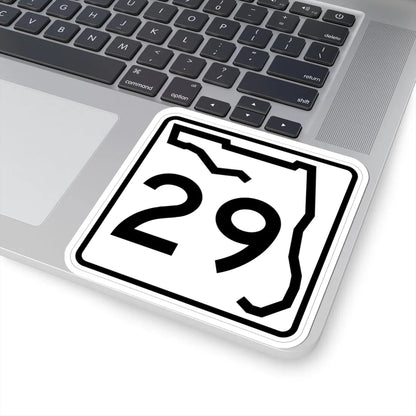 Florida 29 (Florida) (Road Sign) STICKER Vinyl Kiss-Cut Decal - The Sticker Space