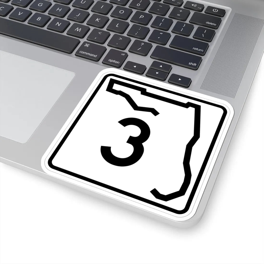 Florida 3 (Florida) (Road Sign) STICKER Vinyl Kiss-Cut Decal - The Sticker Space