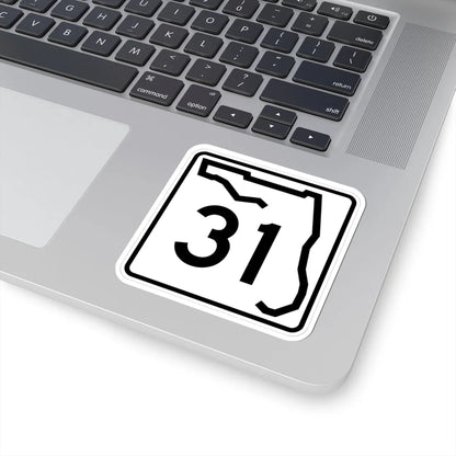 Florida 31 (Florida) (Road Sign) STICKER Vinyl Kiss-Cut Decal - The Sticker Space