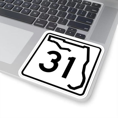 Florida 31 (Florida) (Road Sign) STICKER Vinyl Kiss-Cut Decal - The Sticker Space