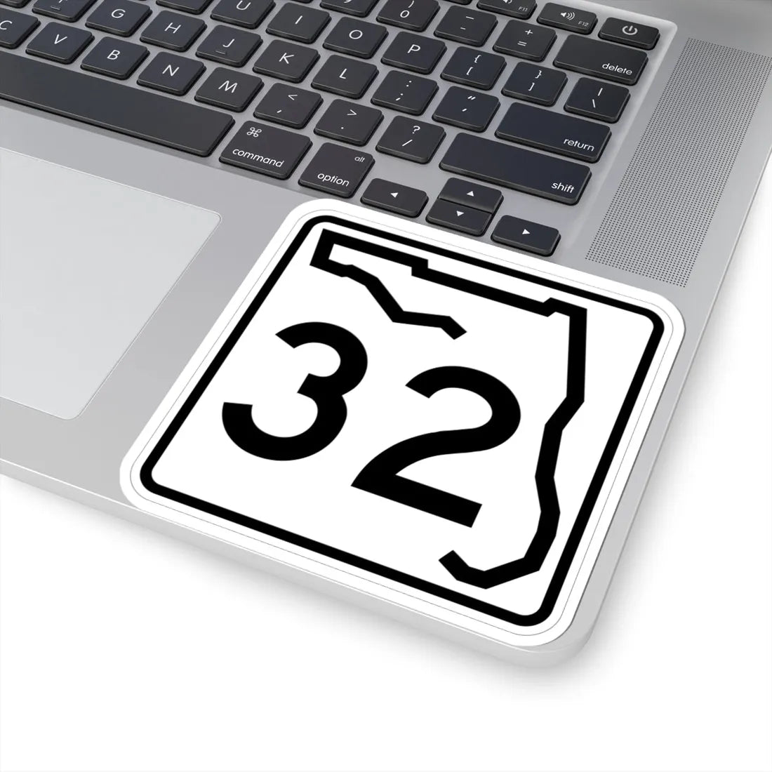 Florida 32 (Florida) (Road Sign) STICKER Vinyl Kiss-Cut Decal - The Sticker Space