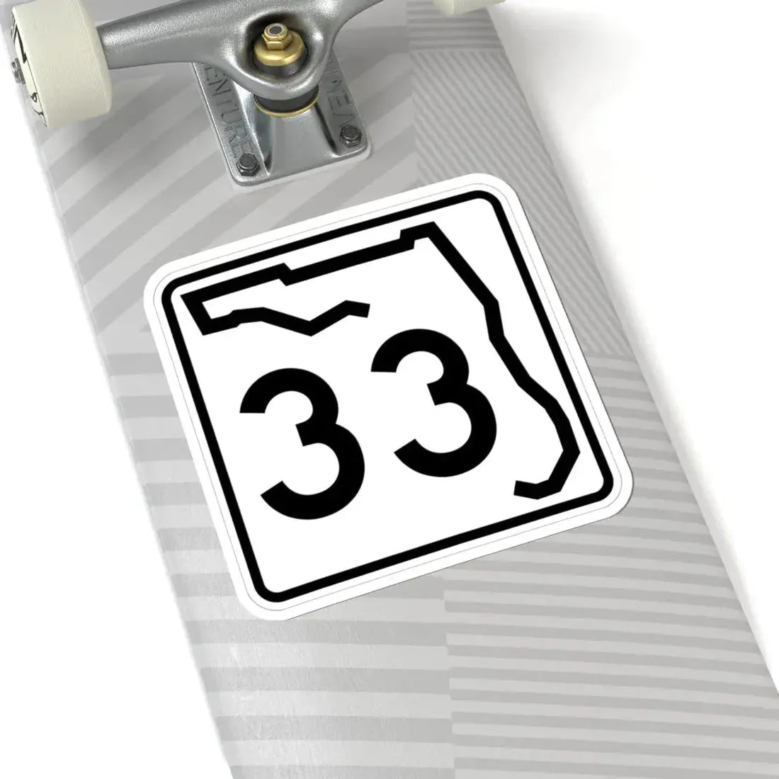 Florida 33 (Florida) (Road Sign) STICKER Vinyl Kiss-Cut Decal - The Sticker Space