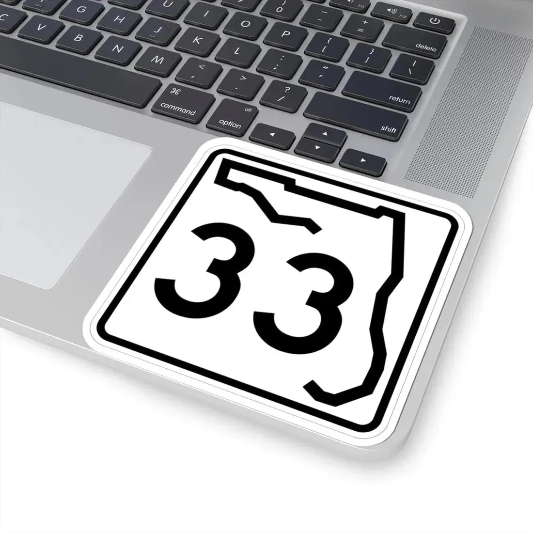 Florida 33 (Florida) (Road Sign) STICKER Vinyl Kiss-Cut Decal - The Sticker Space