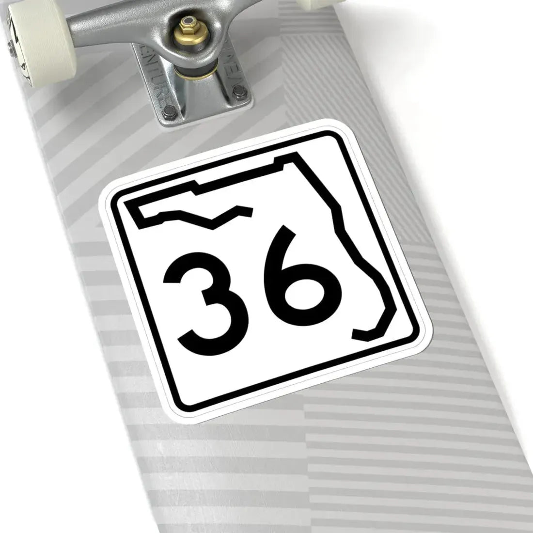 Florida 36 (Florida) (Road Sign) STICKER Vinyl Kiss-Cut Decal - The Sticker Space