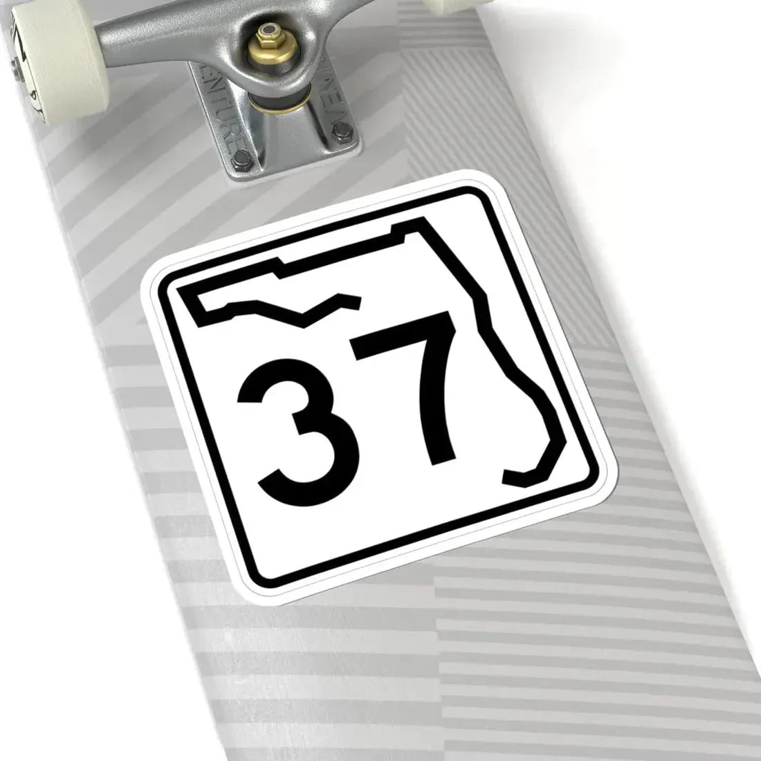 Florida 37 (Florida) (Road Sign) STICKER Vinyl Kiss-Cut Decal - The Sticker Space