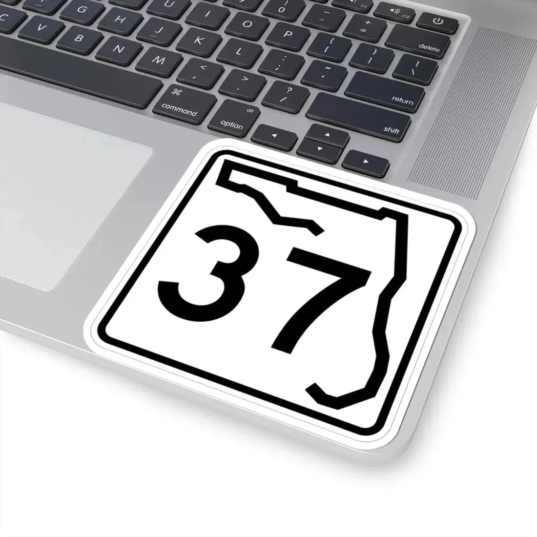 Florida 37 (Florida) (Road Sign) STICKER Vinyl Kiss-Cut Decal - The Sticker Space