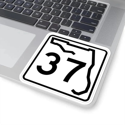 Florida 37 (Florida) (Road Sign) STICKER Vinyl Kiss-Cut Decal - The Sticker Space