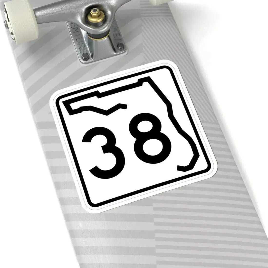 Florida 38 (Florida) (Road Sign) STICKER Vinyl Kiss-Cut Decal - The Sticker Space