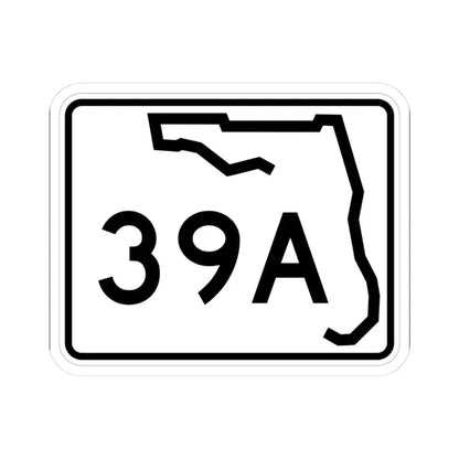 Florida 39A (Florida) (Road Sign) STICKER Vinyl Kiss-Cut Decal 3 Inch White - The Sticker Space
