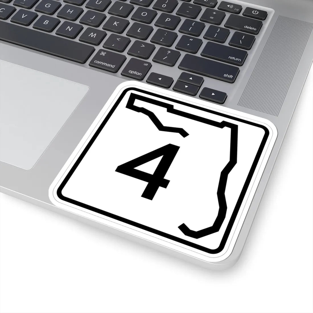 Florida 4 (Florida) (Road Sign) STICKER Vinyl Kiss-Cut Decal - The Sticker Space