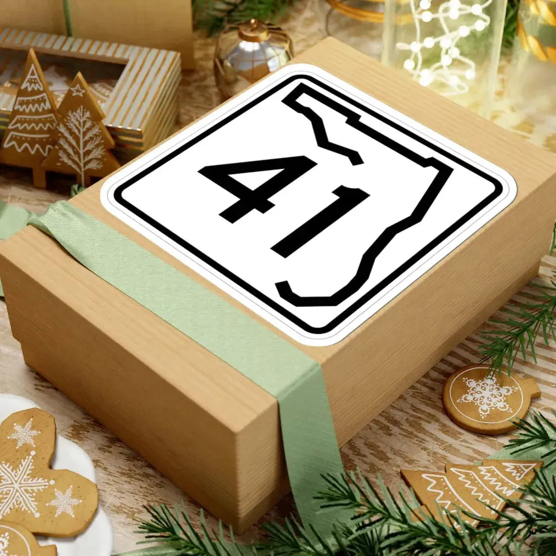 Florida 41 (Florida) (Road Sign) STICKER Vinyl Kiss-Cut Decal - The Sticker Space