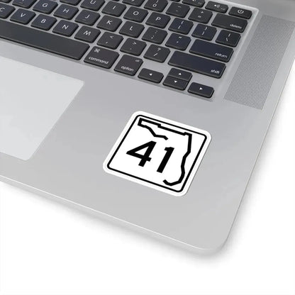 Florida 41 (Florida) (Road Sign) STICKER Vinyl Kiss-Cut Decal - The Sticker Space