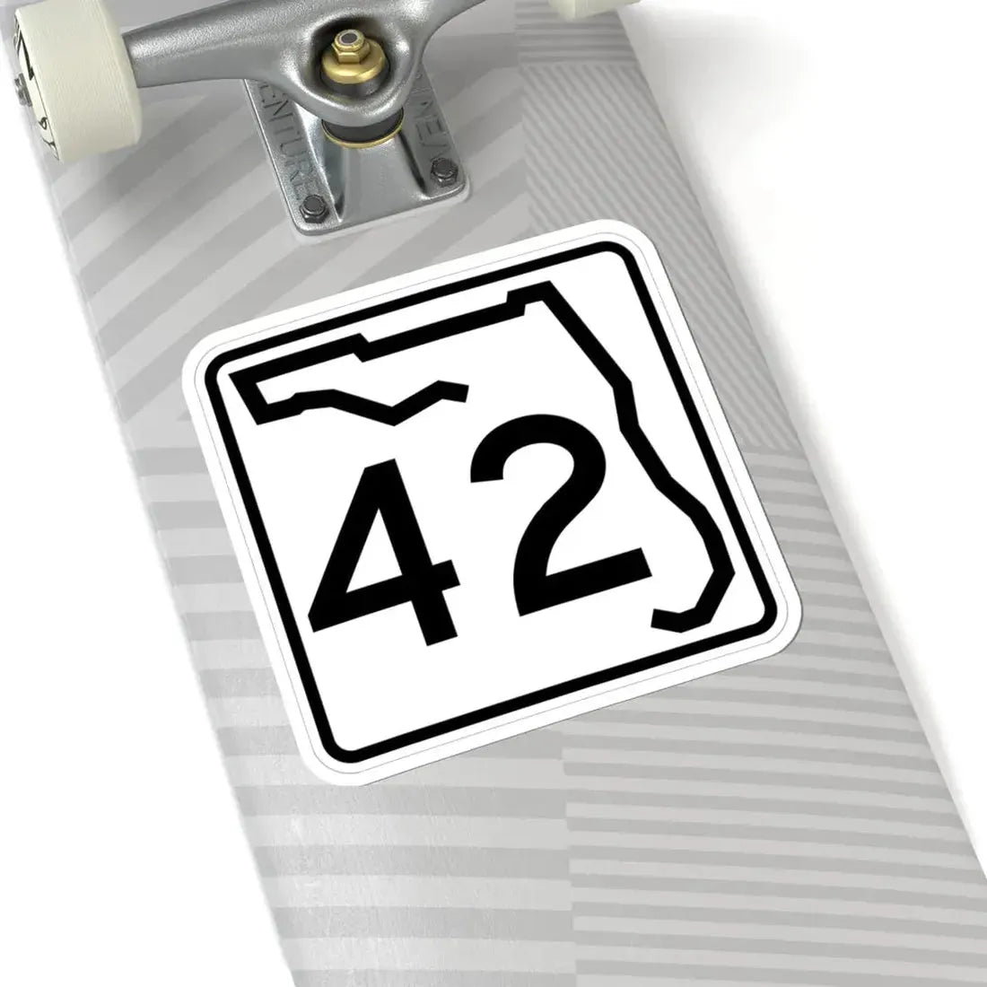 Florida 42 (Florida) (Road Sign) STICKER Vinyl Kiss-Cut Decal - The Sticker Space