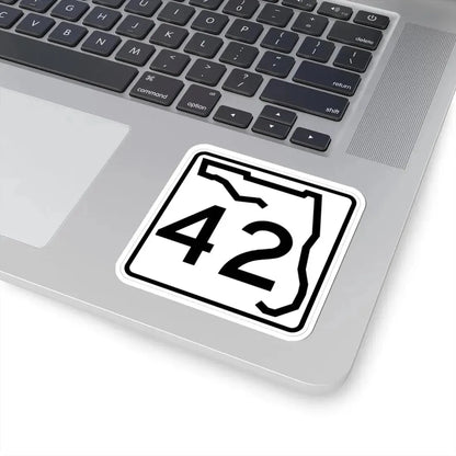 Florida 42 (Florida) (Road Sign) STICKER Vinyl Kiss-Cut Decal - The Sticker Space